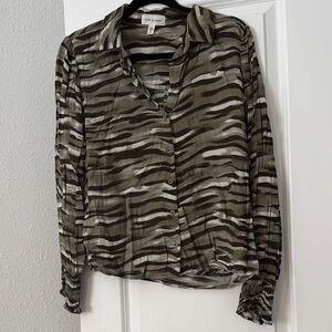 Cloth & Stone Printed Blouse